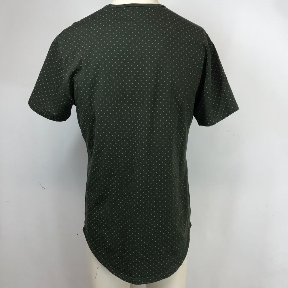 BYLT -  MEN'S MEDIUM -OLIVE SHORT SLEEVE CREW NECK COTTON BLEND TEE - Picture 5 of 7
